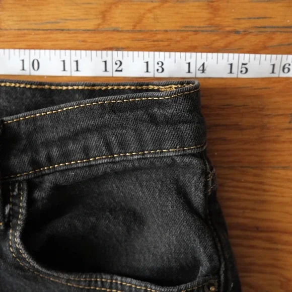 BDG 90s Bootcut Jeans Women Black Dark Wash Denim Retro 28 Urban Outfitters - Picture 4 of 9